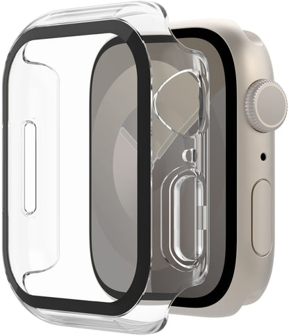 Ovitek Belkin ScreenForce TemperedCurve za Apple Watch 44mm / 45mm serije, Prozoren OVG004zzCL-REV