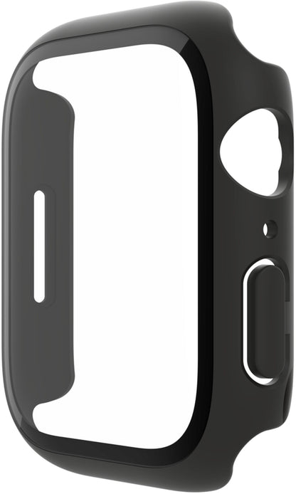 Ovitek Belkin ScreenForce TemperedCurve za Apple Watch 44mm / 45mm serije, črn OVG004zzBK-REV