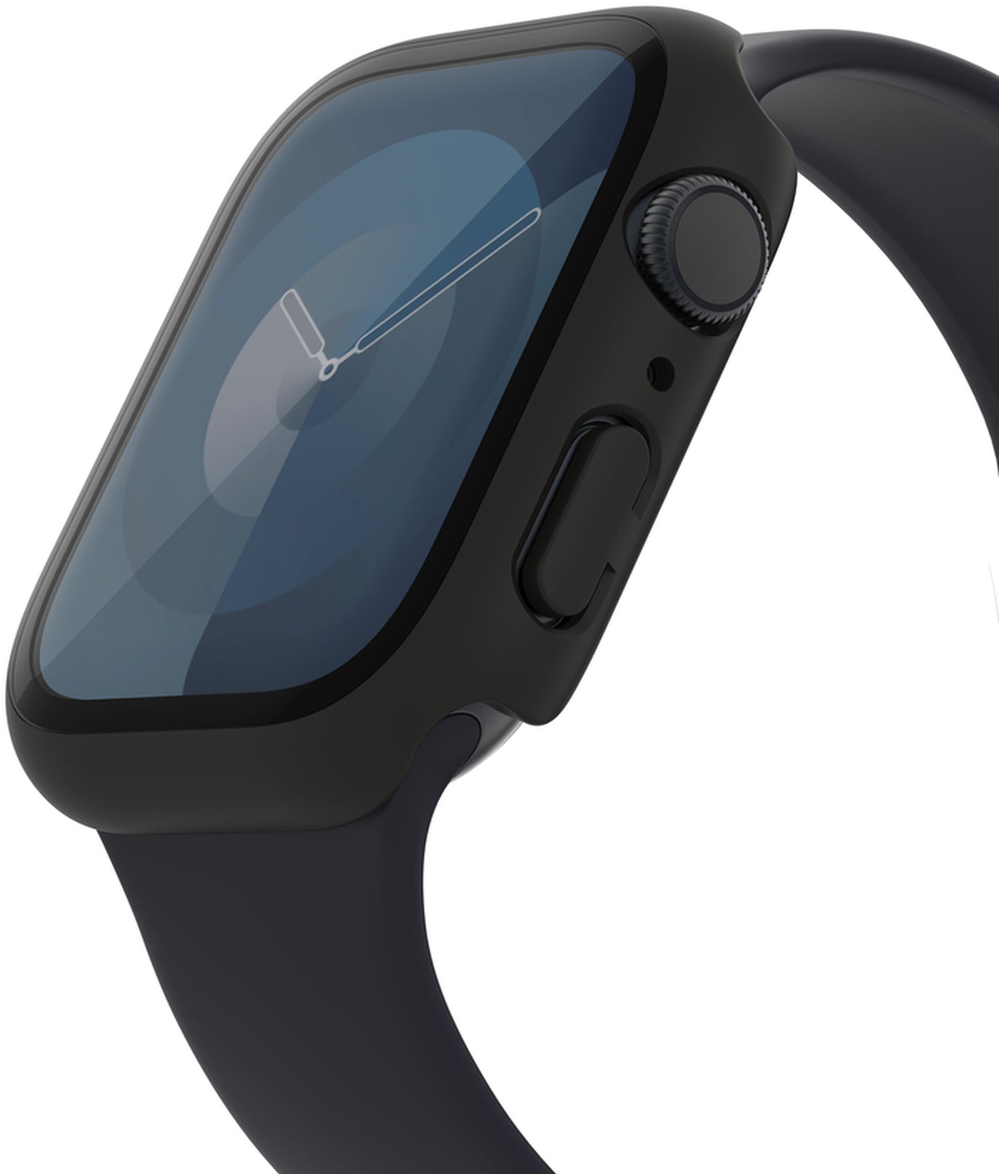 Ovitek Belkin ScreenForce TemperedCurve za Apple Watch 44mm / 45mm serije, črn OVG004zzBK-REV