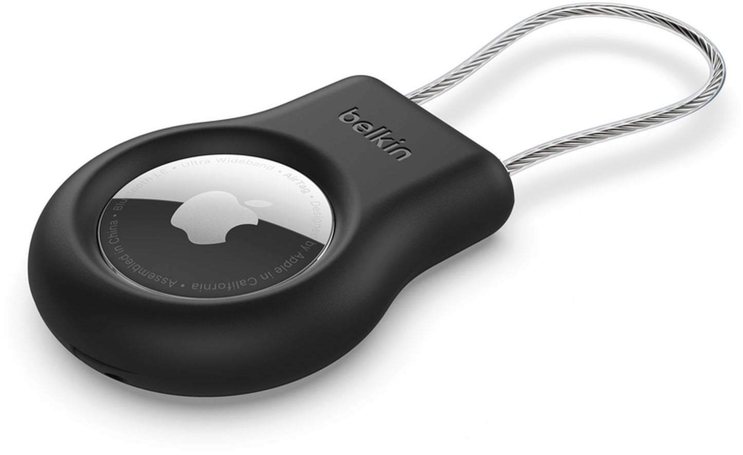 Ovitek Belkin Wire Cable za Apple AirTag, črn MSC009btBK