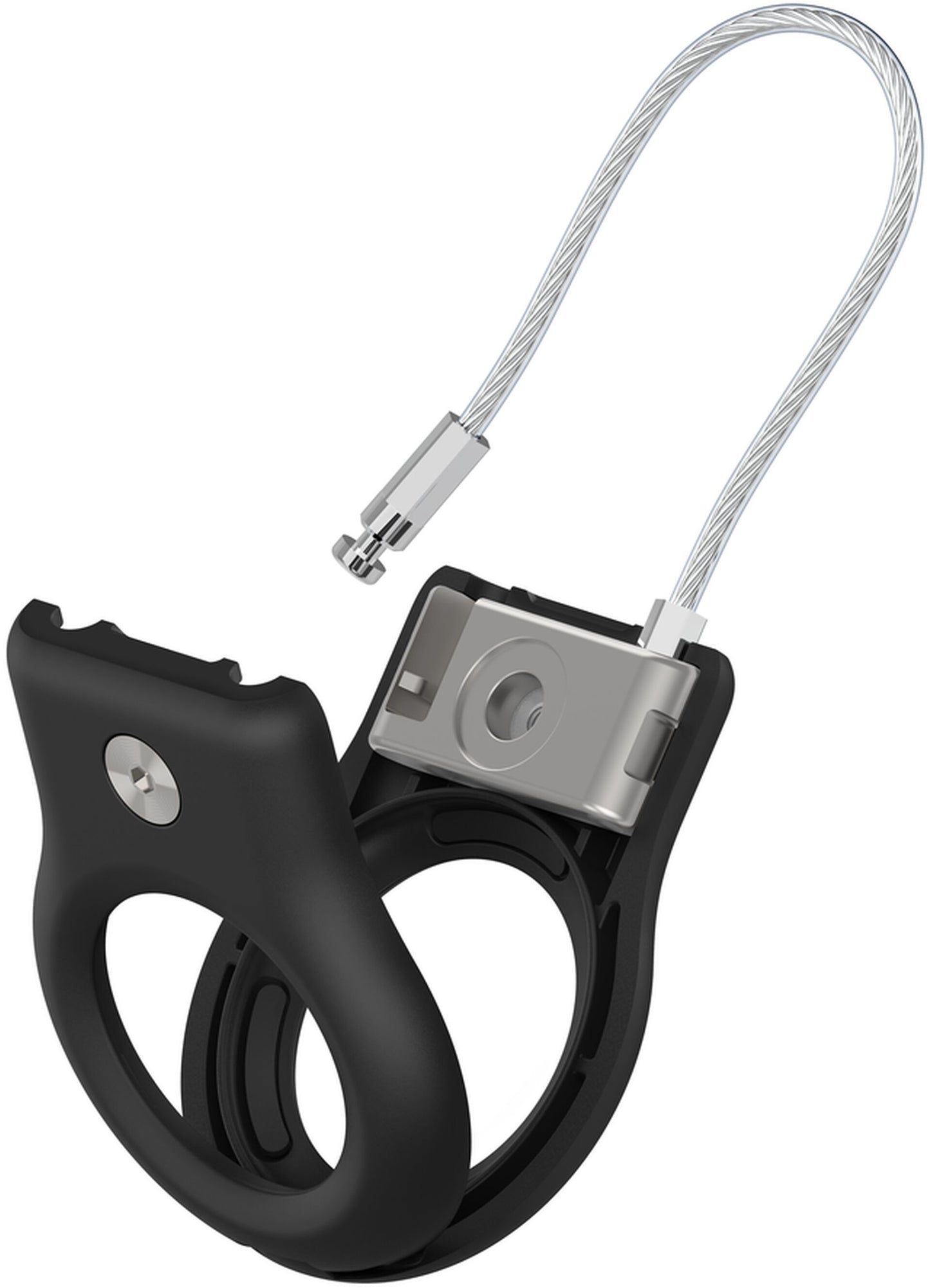 Ovitek Belkin Wire Cable za Apple AirTag, črn MSC009btBK