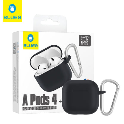 Ovitek Blueo Liquid za Apple AirPods 4, črn