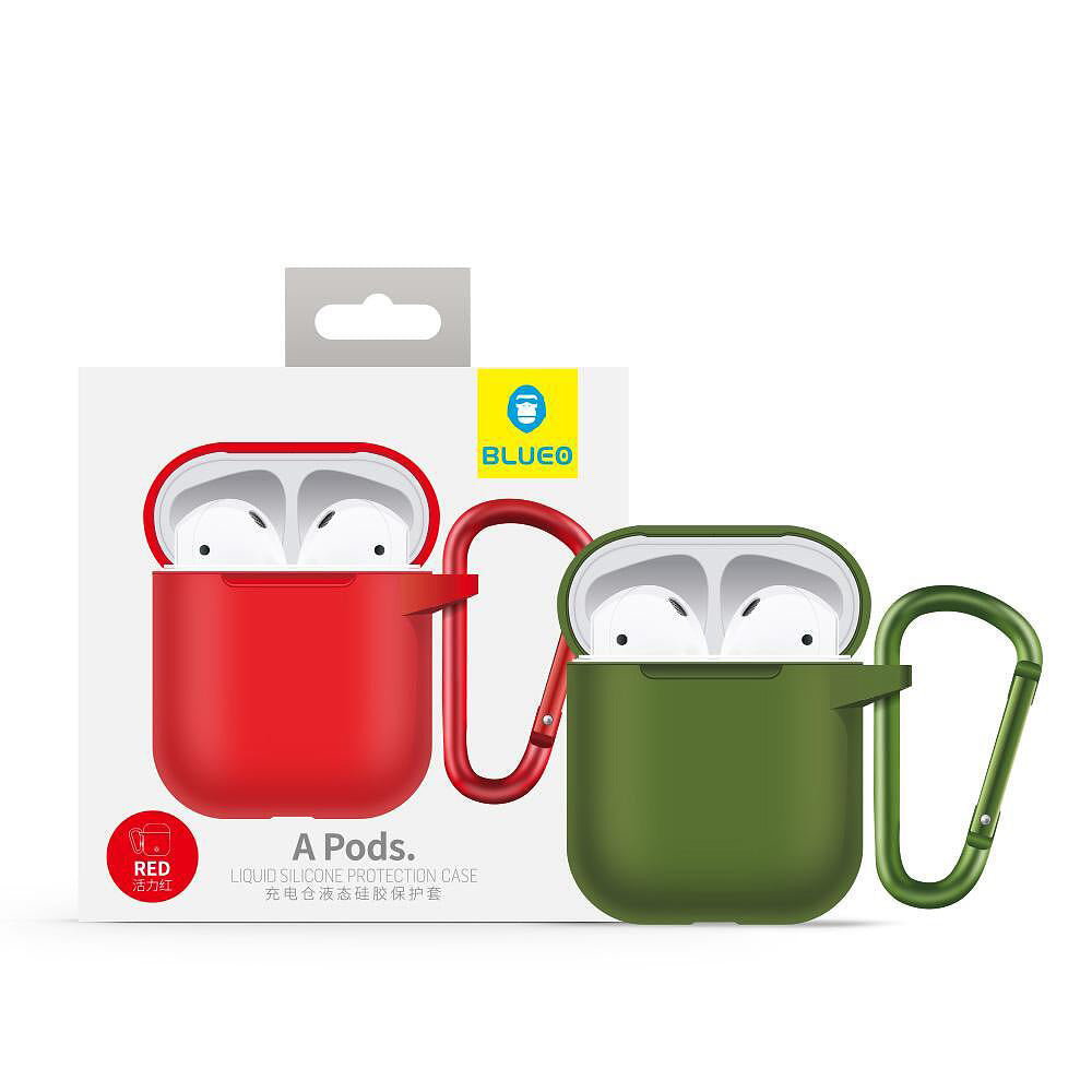 Ovitek Blueo Liquid za Apple AirPods Gen 1, zelen