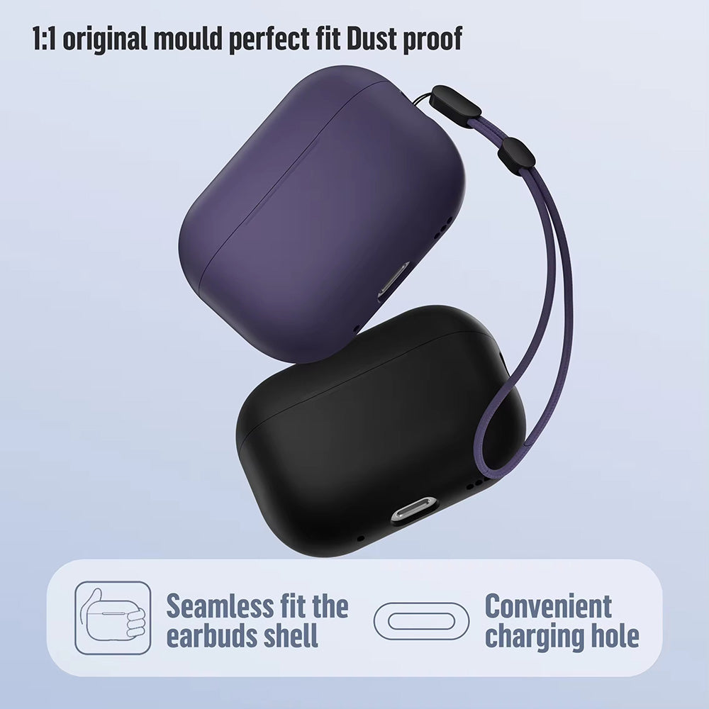 Blueo Liquid Case for Apple AirPods Pro 2, Purple