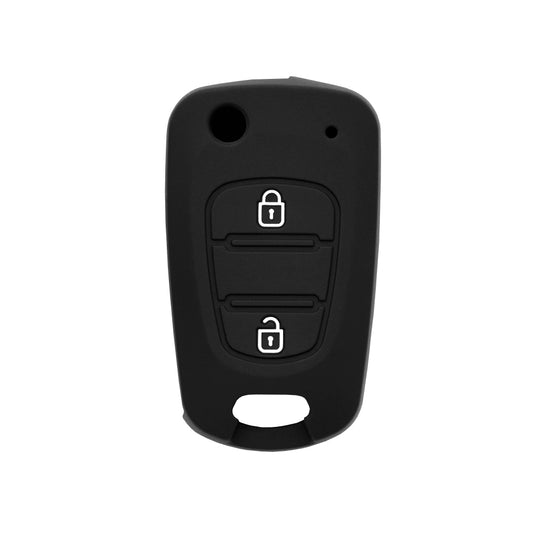 Ovitek za avto ključe Techsuit 2003.04 za Hyundai Elantra / Kia Picanto, črn