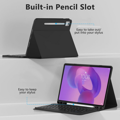 Ovitek s tipkovnico za Lenovo Idea Tab Pro, Tech-Protect, SC PEN, črn