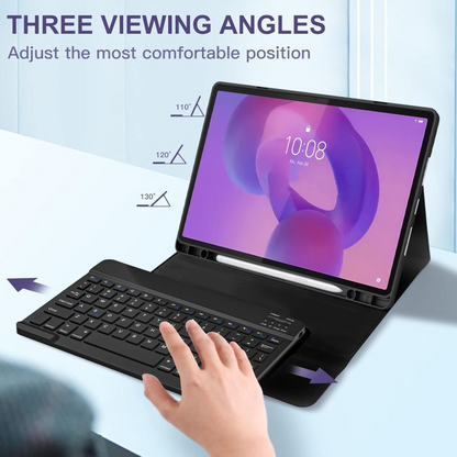 Ovitek s tipkovnico za Lenovo Idea Tab Pro, Tech-Protect, SC PEN, črn