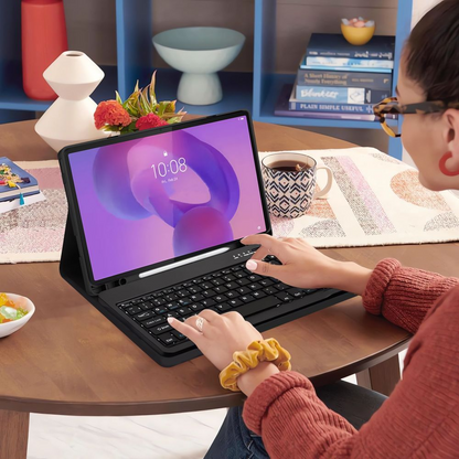Ovitek s tipkovnico za Lenovo Idea Tab Pro, Tech-Protect, SC PEN, črn