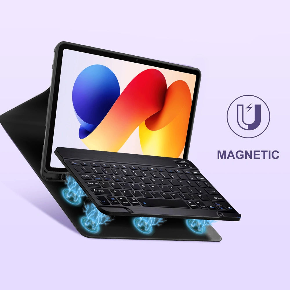 Keyboard Case for Xiaomi Poco Pad M1 / Redmi Pad 2 Pro, Tech-Protect, SC PEN, Black