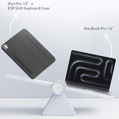 Ovitek s tipkovnico za Apple iPad Air 13 (2025) / Air 13 (2024), ESR, Shift, Siva