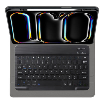 Ovitek s tipkovnico za Apple iPad Pro 11 (2024), Techsuit, CozyTab, Črn