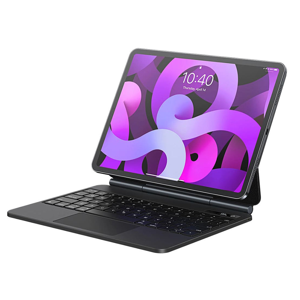 Ovitek s tipkovnico za Apple iPad Pro 12.9 (2022) / Pro 12.9 (2021) / Pro 12.9 (2020) / Pro 12.9 (2018), Baseus, Brilliance, Siv