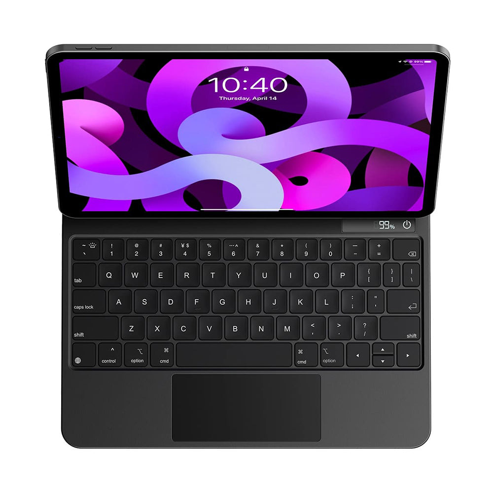 Ovitek s tipkovnico za Apple iPad Pro 12.9 (2022) / Pro 12.9 (2021) / Pro 12.9 (2020) / Pro 12.9 (2018), Baseus, Brilliance, Siv