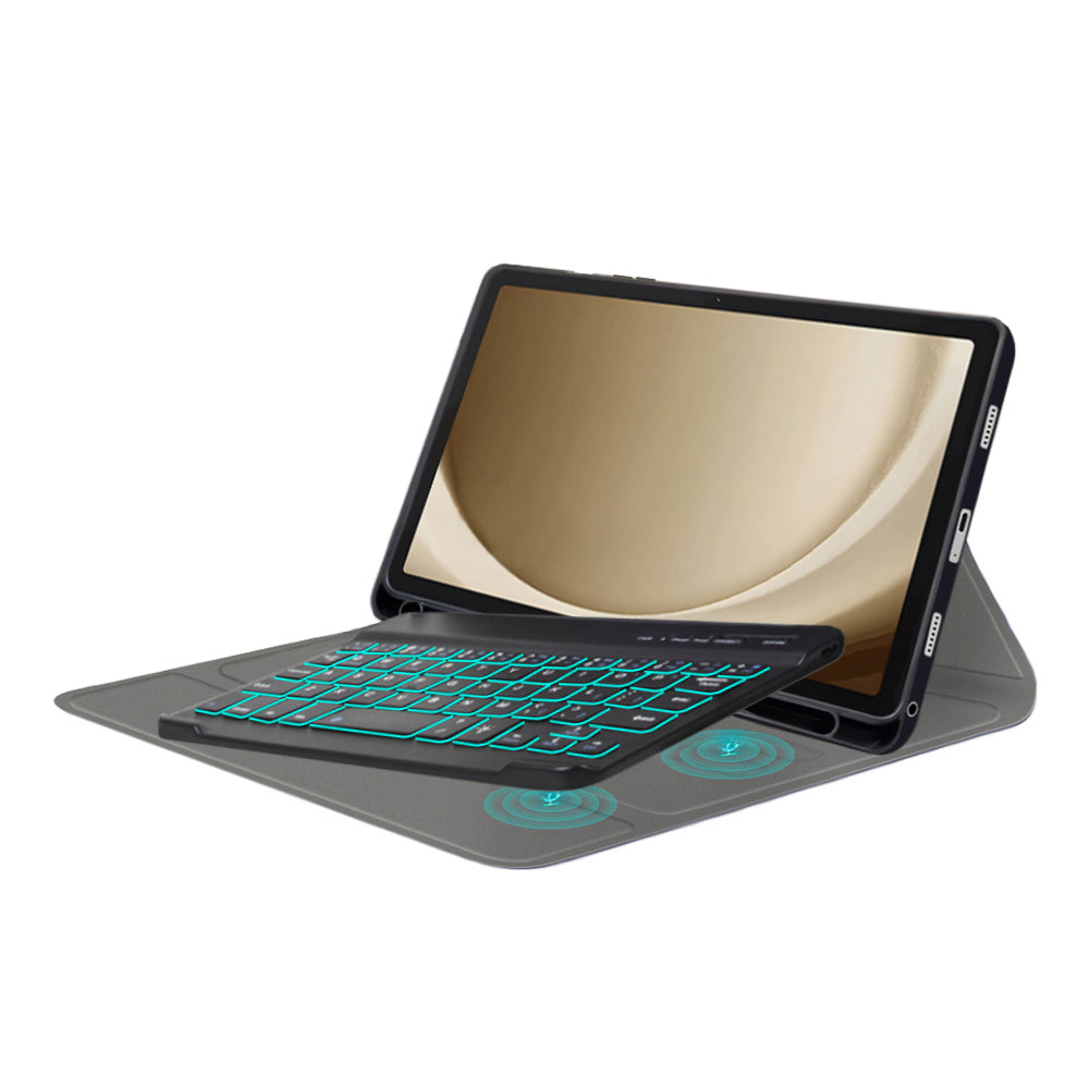 Ovitek s tipkovnico za Samsung Galaxy Tab A9+, Techsuit, CozyTab, Črna