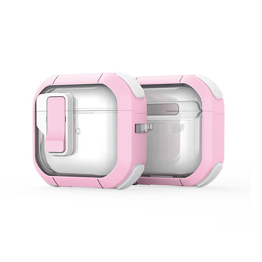 Ovitek DUX DUCIS PECN za Apple AirPods 4, roza bela