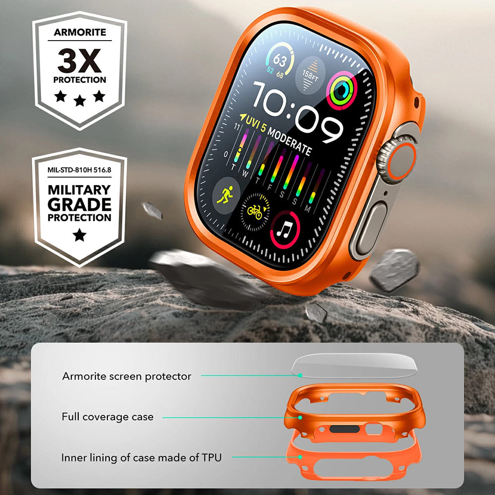 Ovitek ESR Armorite za Apple Watch Ultra Series, Siv