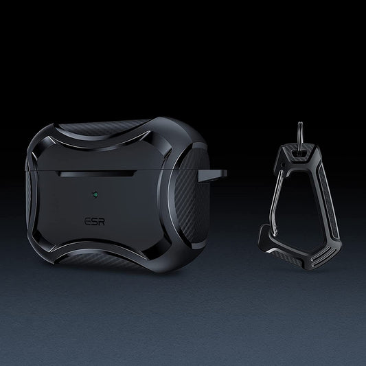 Ovitek ESR Cyber Armor Tough za Apple AirPods Pro Series, črn