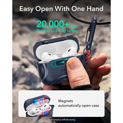 Ovitek ESR Cyber FlickLock za Apple AirPods Pro 3, Modra