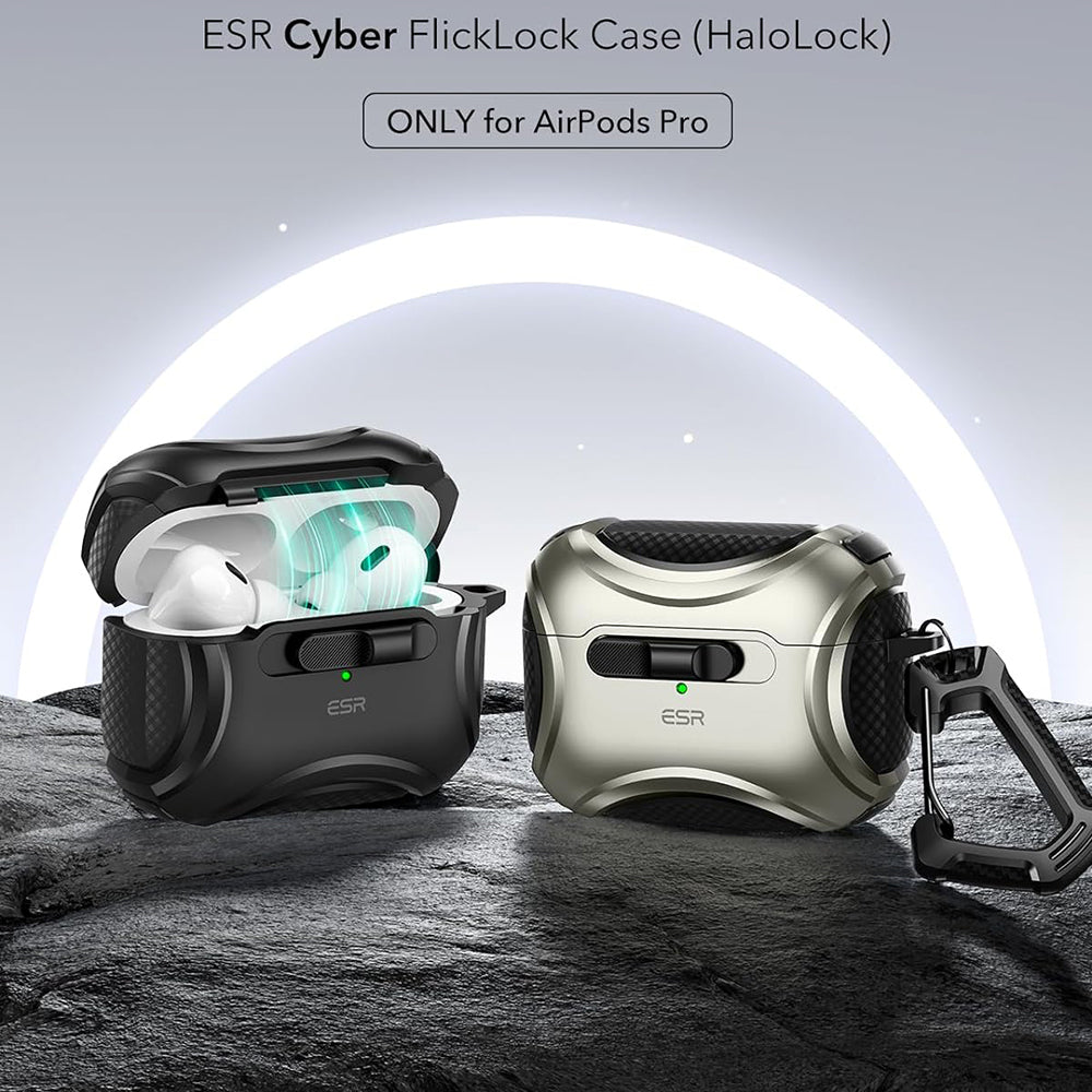 Ovitek ESR Cyber za Apple AirPods Pro Series, črn