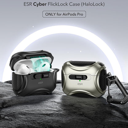 Ovitek ESR Cyber za Apple AirPods Pro Series, črn