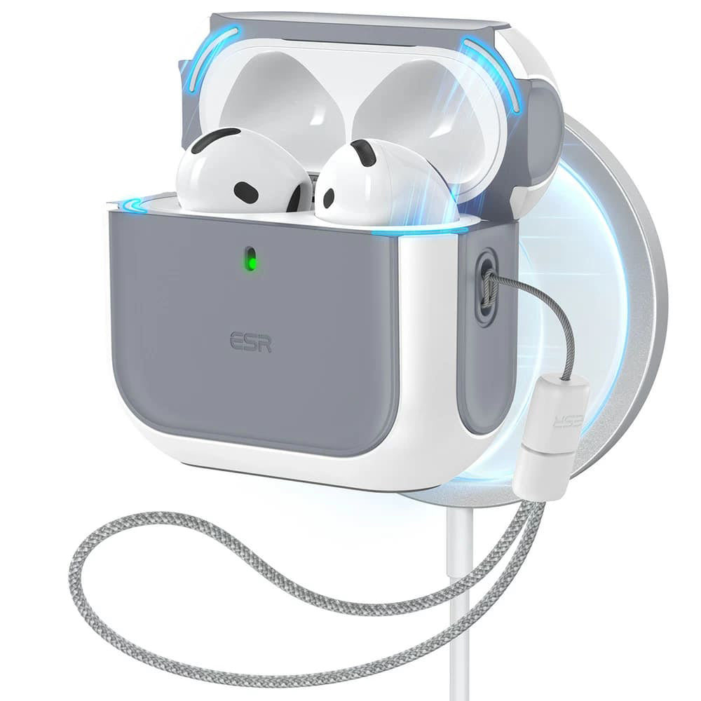 Ovitek ESR Orbit Hybrid za Apple AirPods 4, Bel