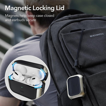 Ovitek ESR Orbit Hybrid za Apple AirPods 4, Vijolična