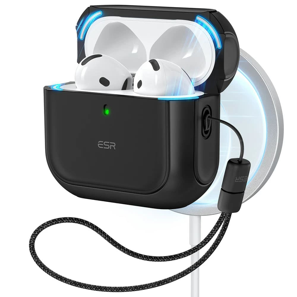 Ovitek ESR Orbit Hybrid za Apple AirPods 4, črn