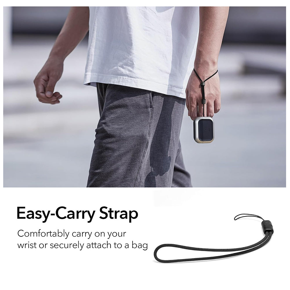 Ovitek ESR Orbit Hybrid za Apple AirPods 4, črn