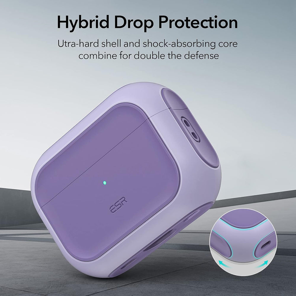 Ovitek ESR Orbit Hybrid za Apple AirPods Pro Series, Vijolična