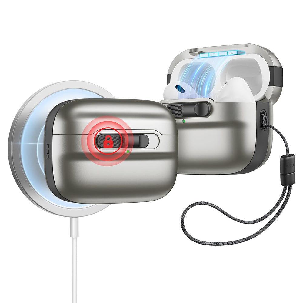 Ovitek ESR Pulse za Apple AirPods Pro Series, Siv