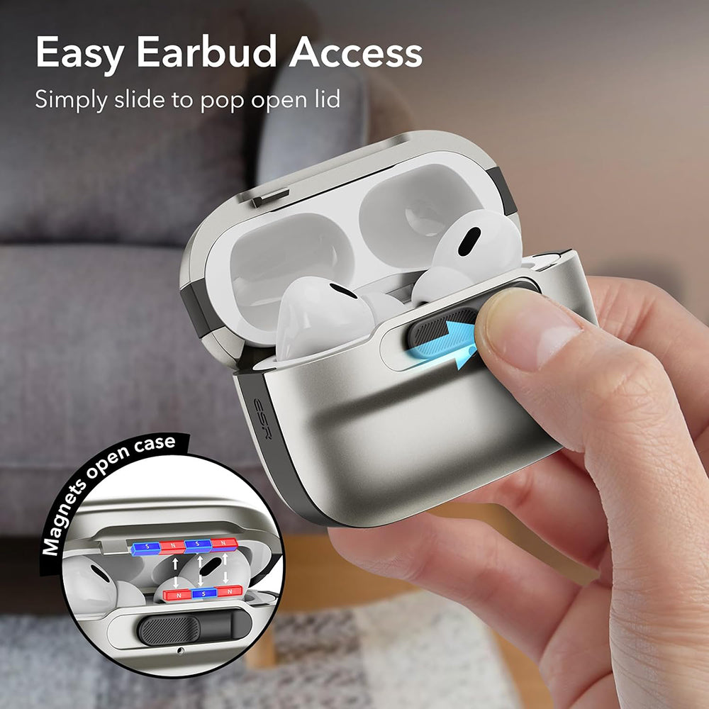 Ovitek ESR Pulse za Apple AirPods Pro Series, Siv