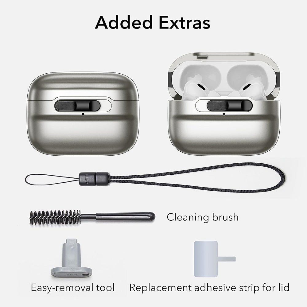 Ovitek ESR Pulse za Apple AirPods Pro Series, Siv