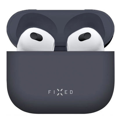 Ovitek Fixed Silky za Apple AirPods 4, Modra