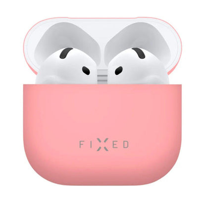 Ovitek Fixed Silky za Apple AirPods 4, Roza