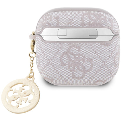 Ovitek Guess 4G Strass Charm za Apple AirPods 4, Roza