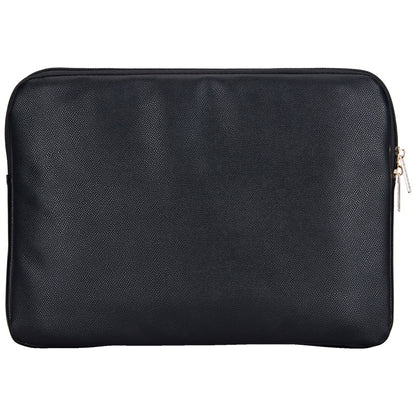 Ovitek Guess Grained Triangle Logo za prenosnik 14inch, črn