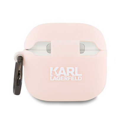 Ovitek Karl Lagerfeld 3D Choupette's Head za Apple AirPods 4, Roza