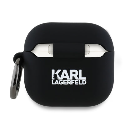 Ovitek Karl Lagerfeld 3D Karl's Head za Apple AirPods 4, črn