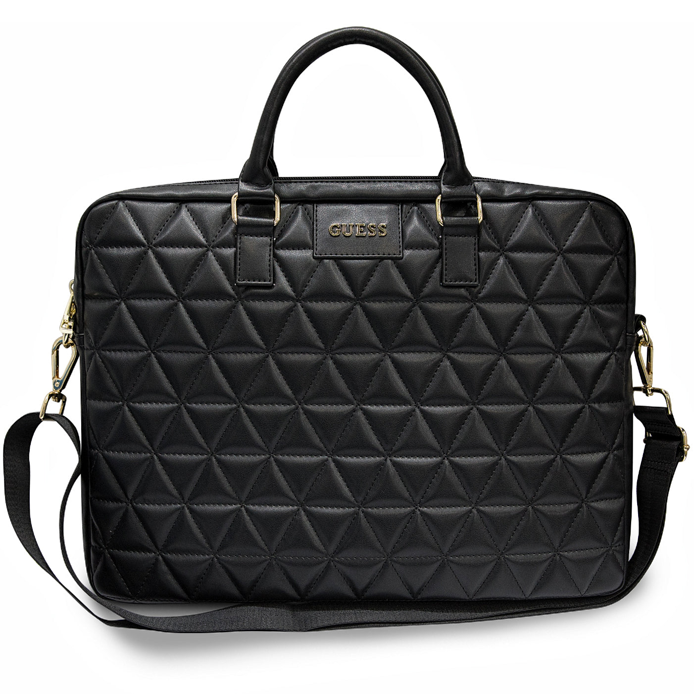Torba Guess Quilted za prenosnik 15inch, črna