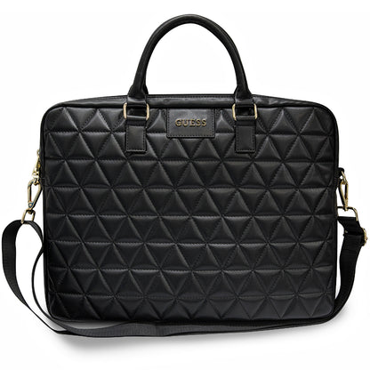Torba Guess Quilted za prenosnik 15inch, črna
