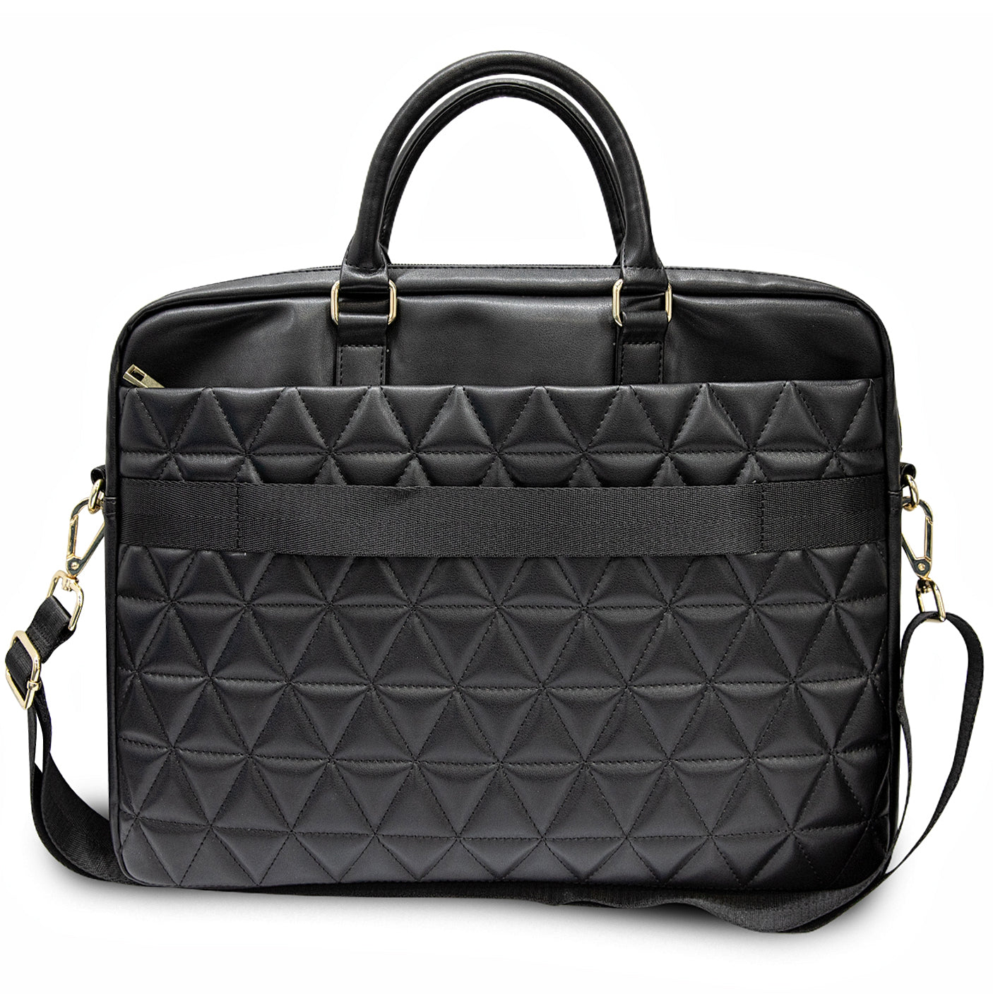 Torba Guess Quilted za prenosnik 15inch, črna