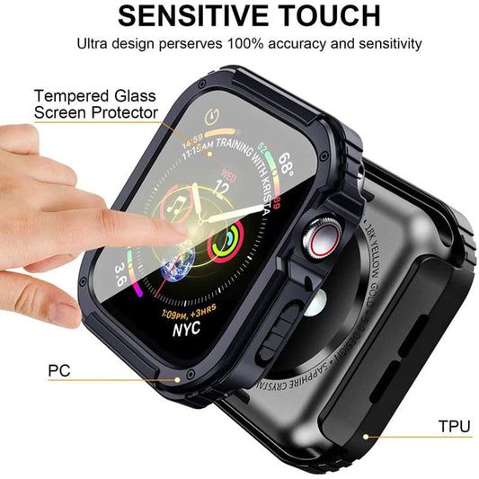 Ovitek Lito Armor 360 za Apple Watch 38mm serijo, modra