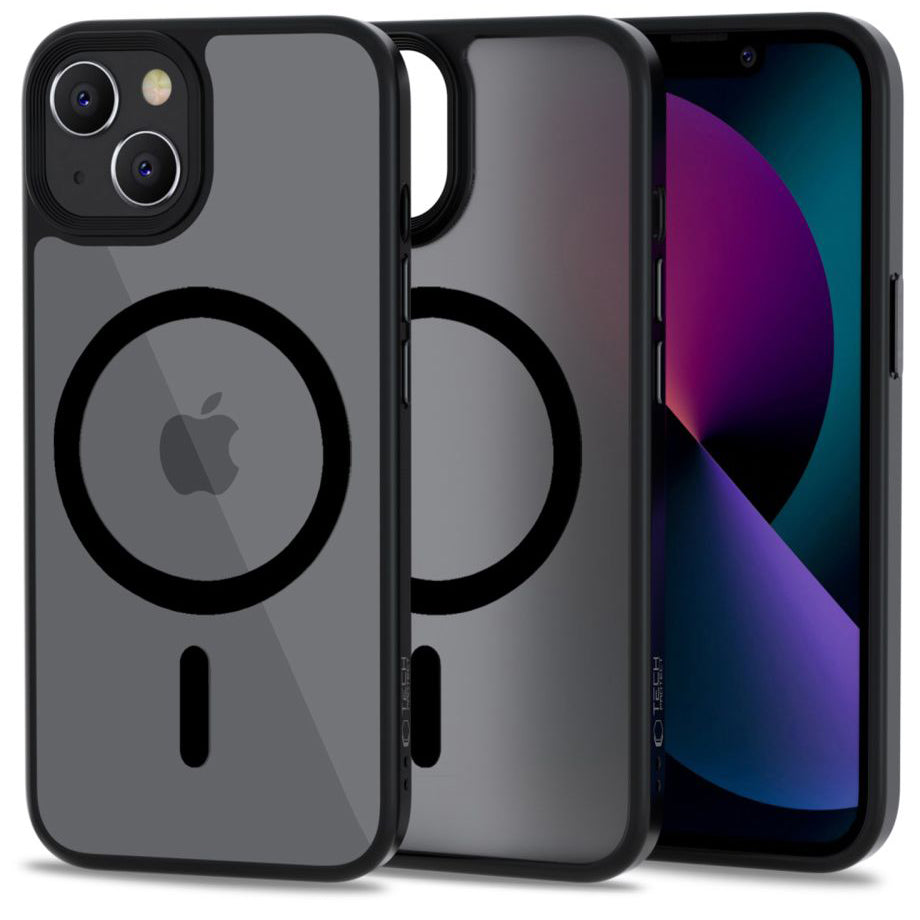 Ovitek MagSafe za Apple iPhone 13, Tech-Protect, Magmat, Črn