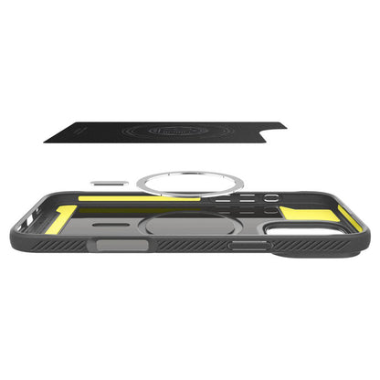 MagSafe Case for Apple iPhone 16 Pro Max, Spigen, Rugged Armor, Gray ACS07987 