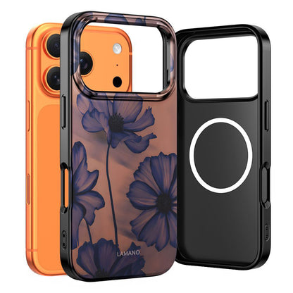 Ovitek MagSafe za Apple iPhone 17 Pro Max, Tech-Protect, Lamano Velvet Night, Črn