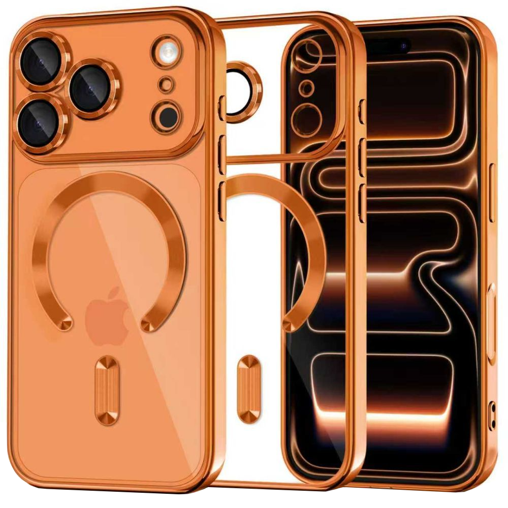 Ovitek MagSafe za Apple iPhone 17 Pro, Tech-Protect, Magflex, Oranžen