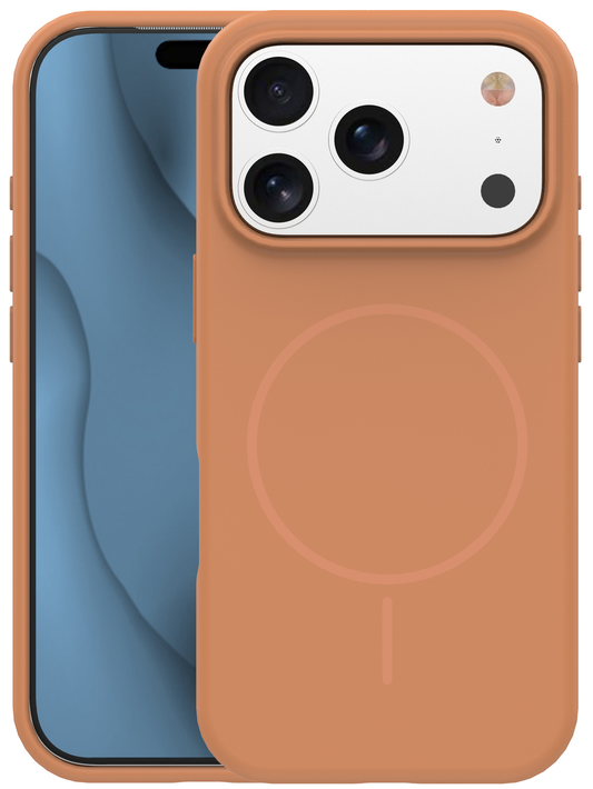 MagSafe ovitek za Apple iPhone 17 Pro Max, OEM, Silicone Thin, Oranžen