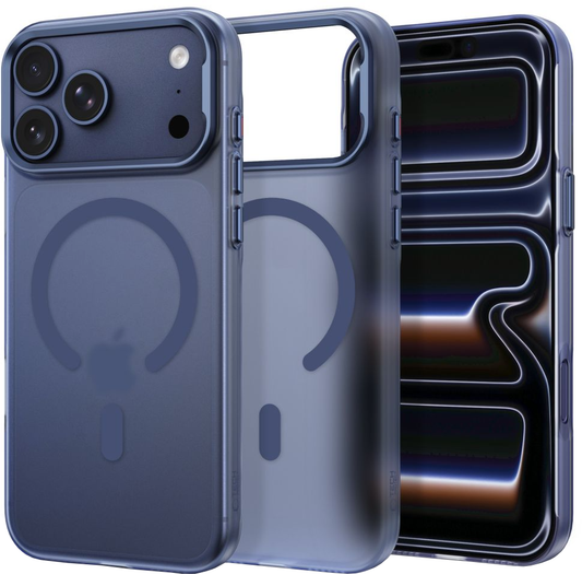 MagSafe ovitek za Apple iPhone 18 Pro Max / 17 Pro Max, Tech-Protect, MagZero, Mat mornarsko modra