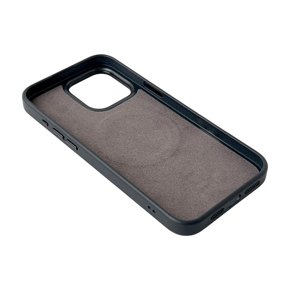 Ovitek MagSafe za Apple iPhone 15 Pro, OEM, okrogli zaslon Smart E-Ink, črn