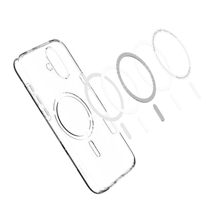 MagSafe ovitek za Apple iPhone 16 Plus, Spigen, Liquid Crystal, Prozoren ACS08388